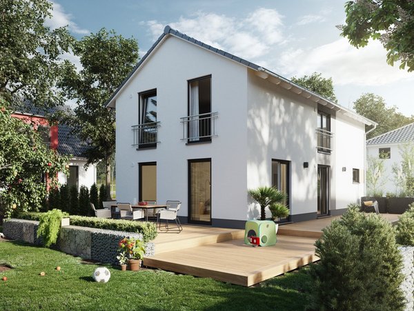 Das flexible Einfamilienhaus Aura 125 mit Satteldach